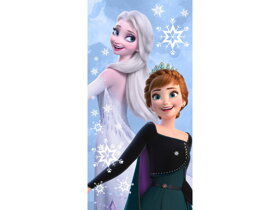 Plážová osuška Frozen Elsa a Anna